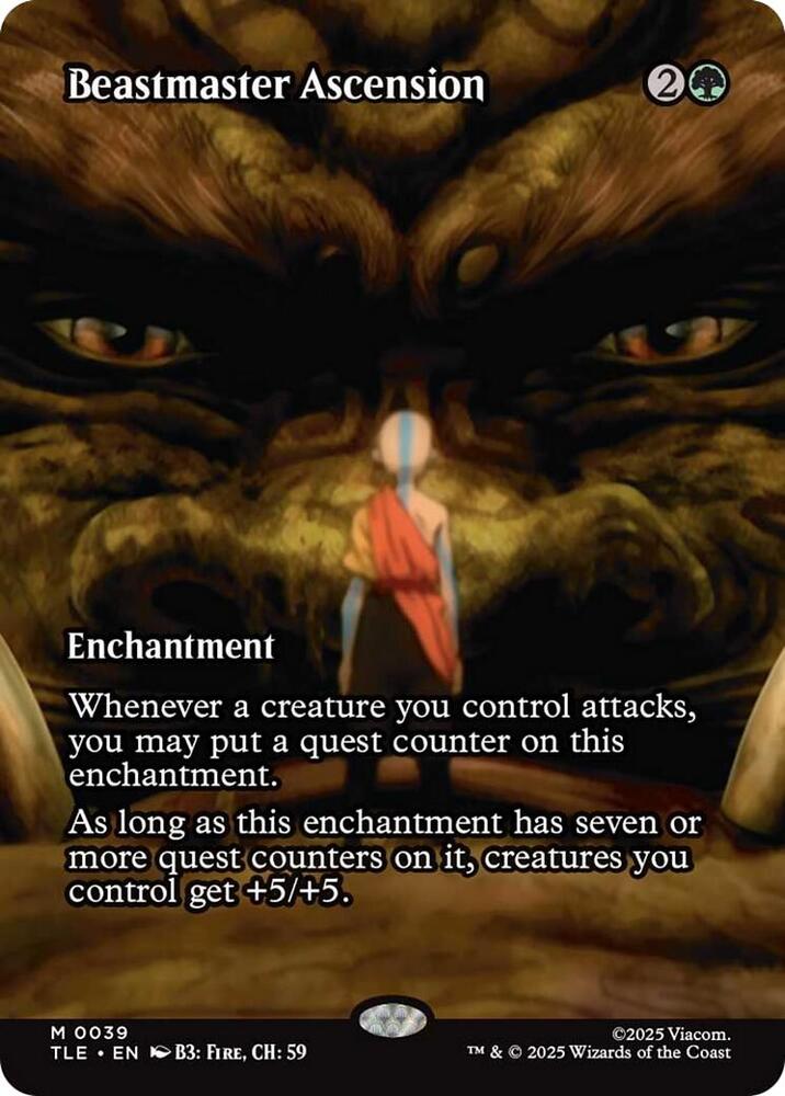 Beastmaster Ascension (Borderless) 39 card from Avatar: The Last Airbender: Eternal-Legal