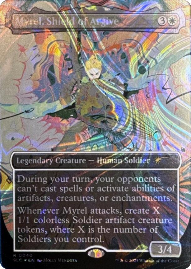 Myrel, Shield of Argive (Halo Foil) 40 card from Secret Lair Countdown Kit