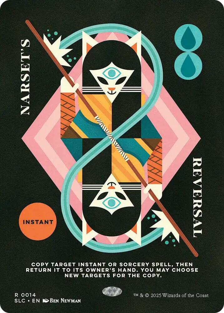 Narset's Reversal 14 card from Secret Lair Countdown Kit