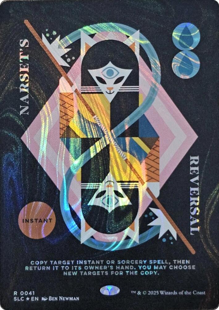 Narset's Reversal (Halo Foil) 41 card from Secret Lair Countdown Kit