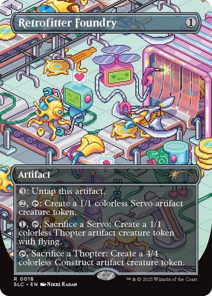 Retrofitter Foundry 18 card from Secret Lair Countdown Kit