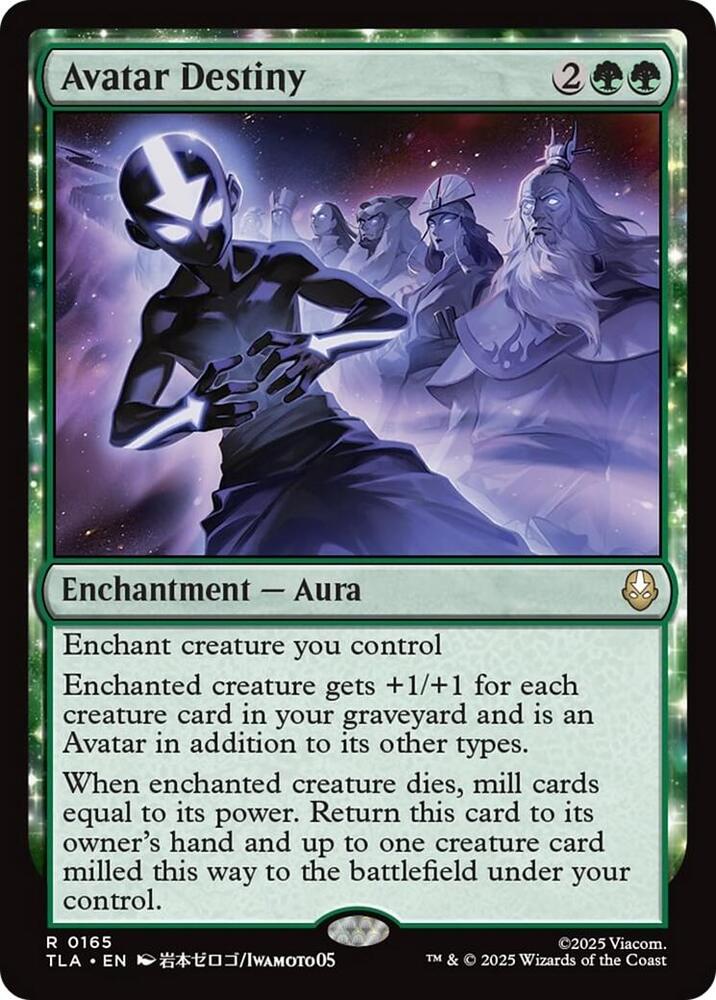 Avatar Destiny 165 card from Avatar: The Last Airbender
