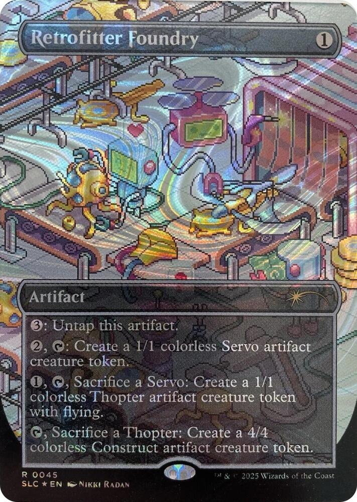 Retrofitter Foundry (Halo Foil) 45 card from Secret Lair Countdown Kit