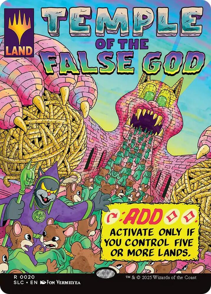 Temple of the False God 20 card from Secret Lair Countdown Kit