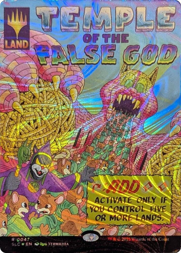 Temple of the False God (Halo Foil) 47 card from Secret Lair Countdown Kit