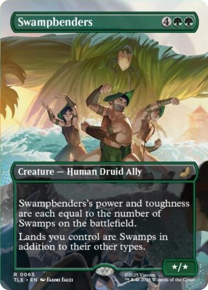 Swampbenders (Borderless) 65 card from Avatar: The Last Airbender: Eternal-Legal