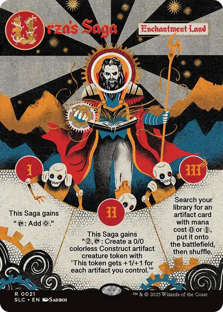 Urza's Saga 21 card from Secret Lair Countdown Kit