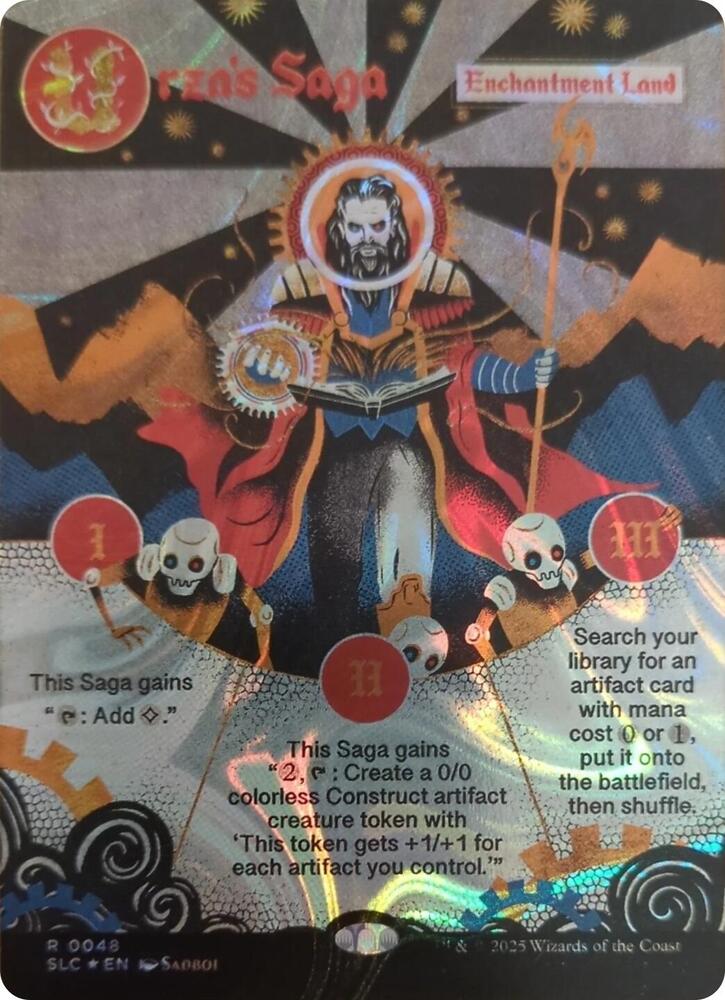 Urza's Saga (Halo Foil) 48 card from Secret Lair Countdown Kit