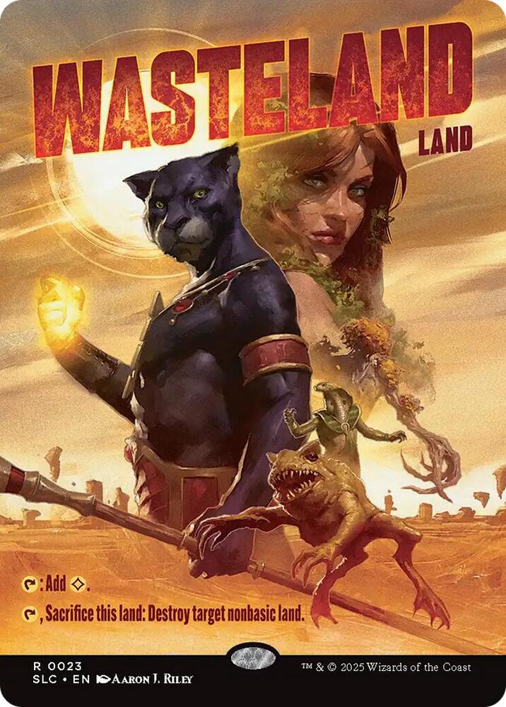 Wasteland 23 card from Secret Lair Countdown Kit