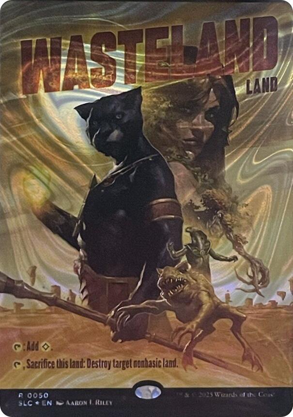 Wasteland (Halo Foil) 50 card from Secret Lair Countdown Kit