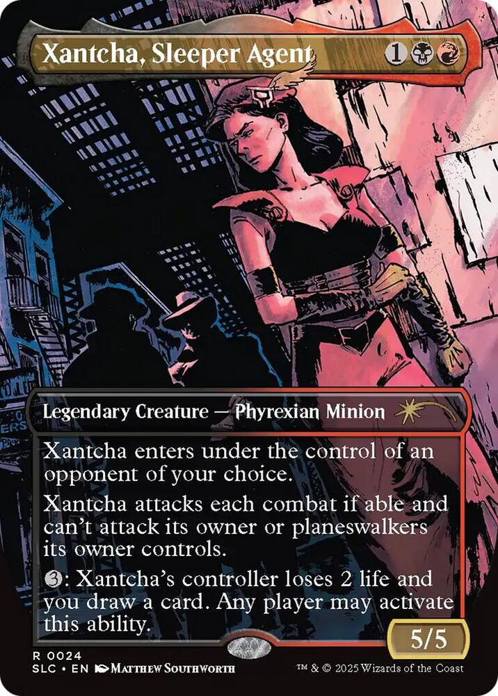 Xantcha, Sleeper Agent 24 card from Secret Lair Countdown Kit