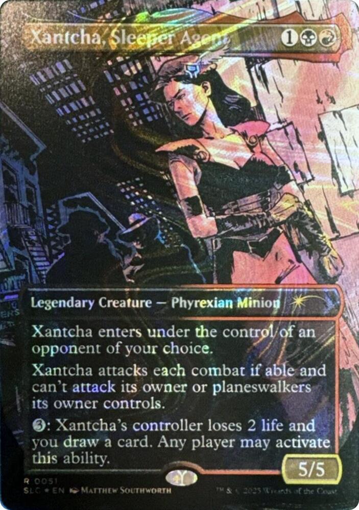 Xantcha, Sleeper Agent (Halo Foil) 51 card from Secret Lair Countdown Kit