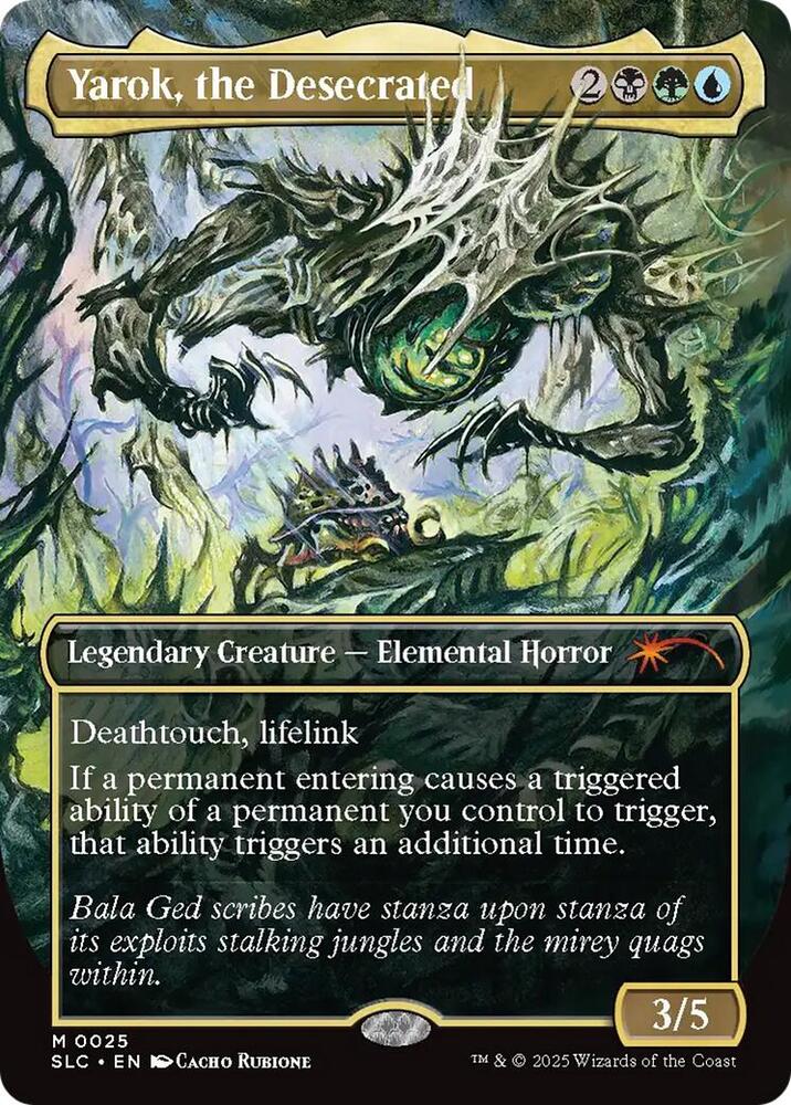 Yarok, the Desecrated 25 card from Secret Lair Countdown Kit