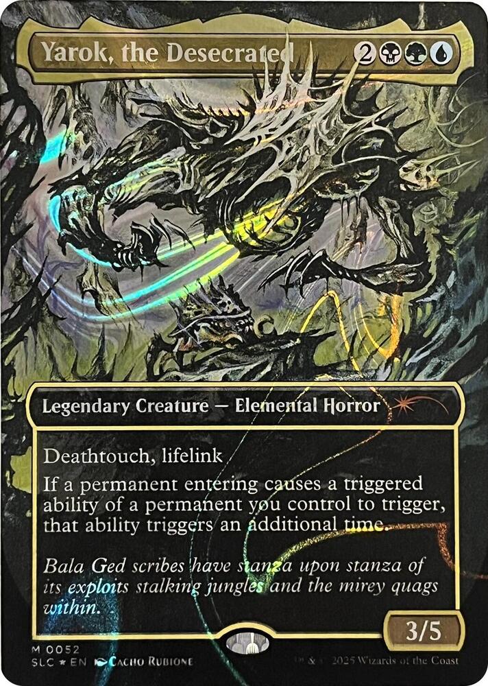 Yarok, the Desecrated (Halo Foil) 52 card from Secret Lair Countdown Kit