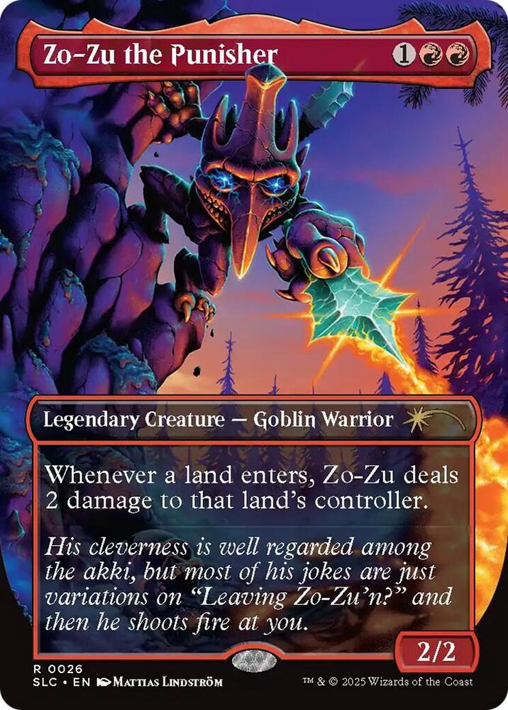 Zo-Zu the Punisher 26 card from Secret Lair Countdown Kit