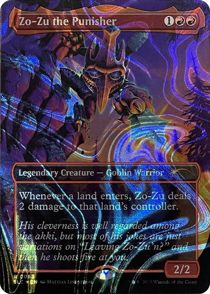 Zo-Zu the Punisher (Halo Foil) 53 card from Secret Lair Countdown Kit