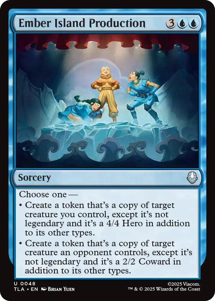 Ember Island Production 48 card from Avatar: The Last Airbender