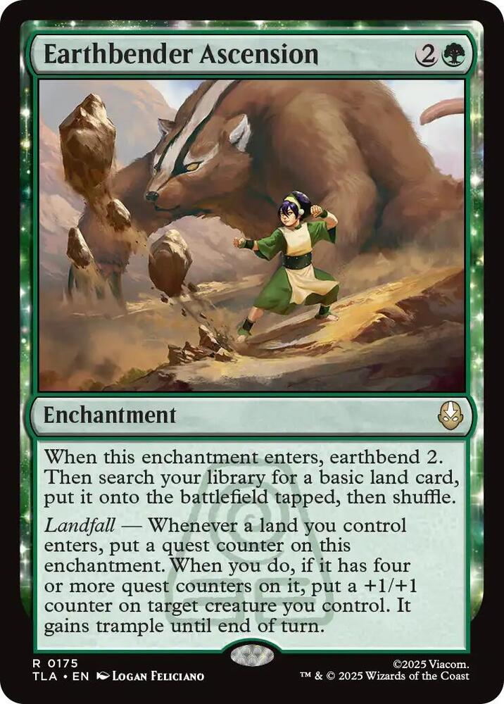 Earthbender Ascension 175 card from Avatar: The Last Airbender