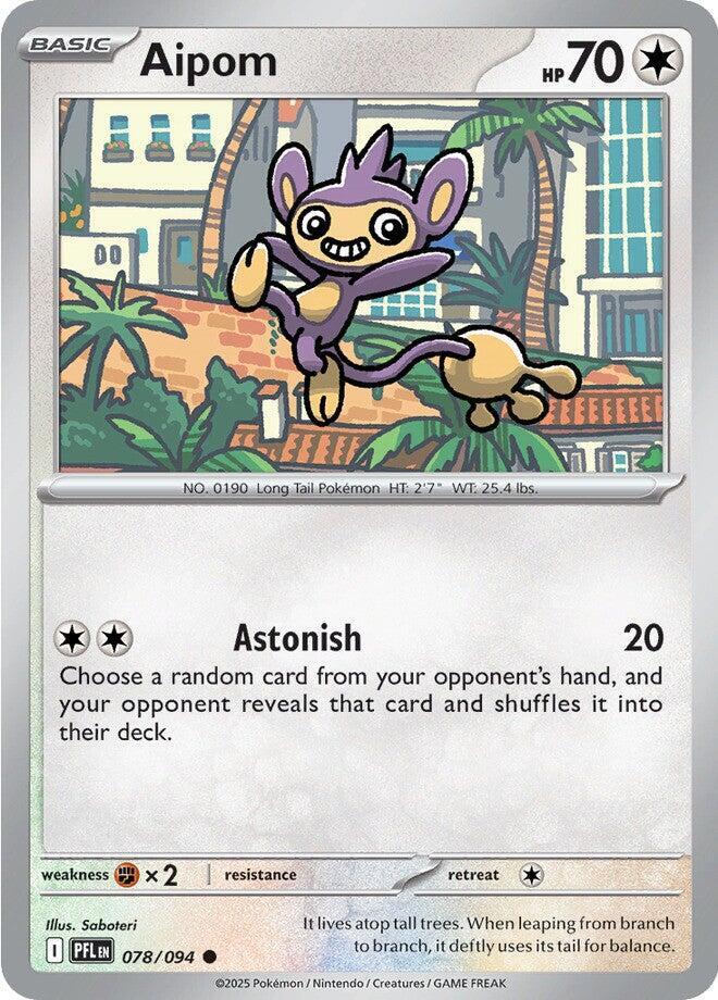 Aipom 078/094 card from ME02: Phantasmal Flames