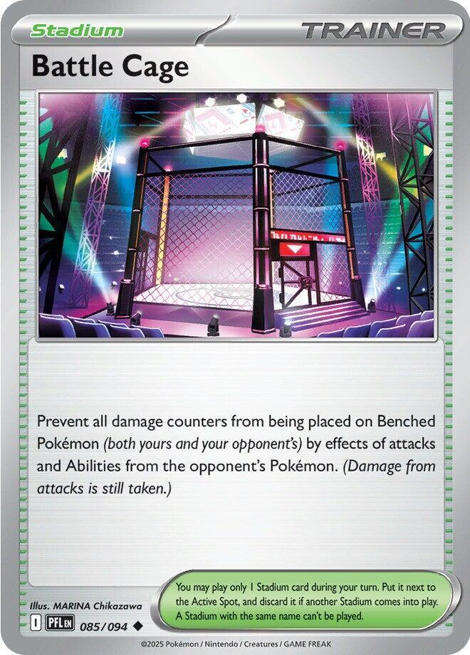 Battle Cage 085/094 card from ME02: Phantasmal Flames
