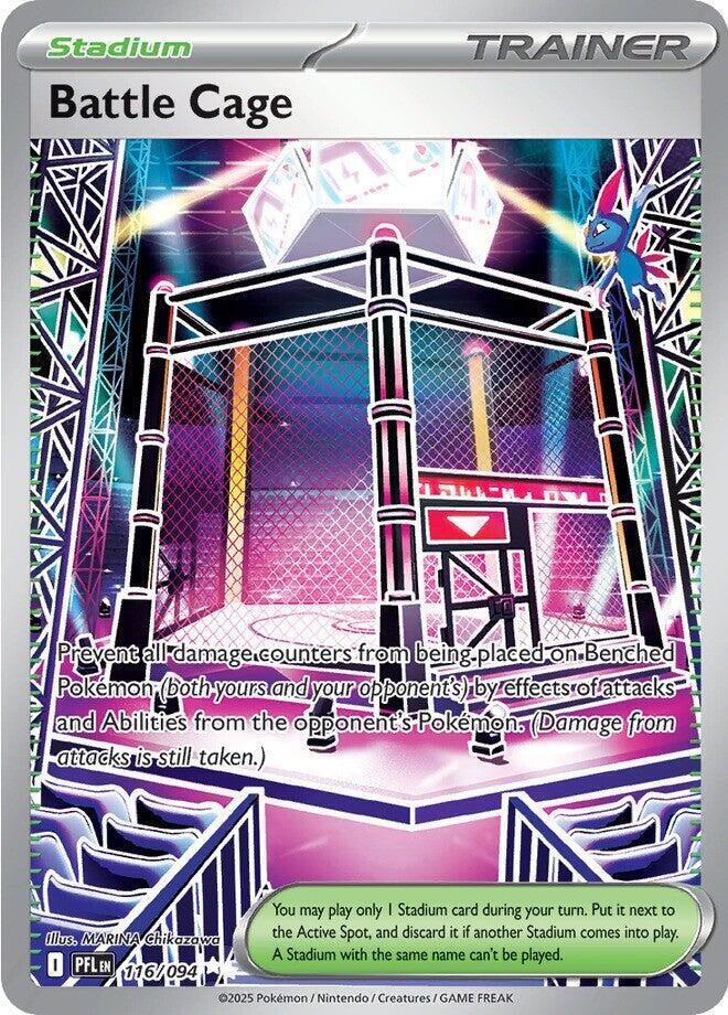 Battle Cage 116/094 card from ME02: Phantasmal Flames
