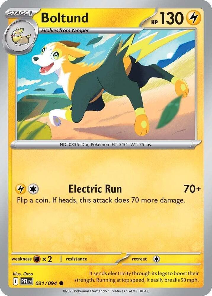 Boltund 031/094 card from ME02: Phantasmal Flames