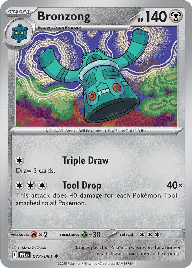 Bronzong 072/094 card from ME02: Phantasmal Flames