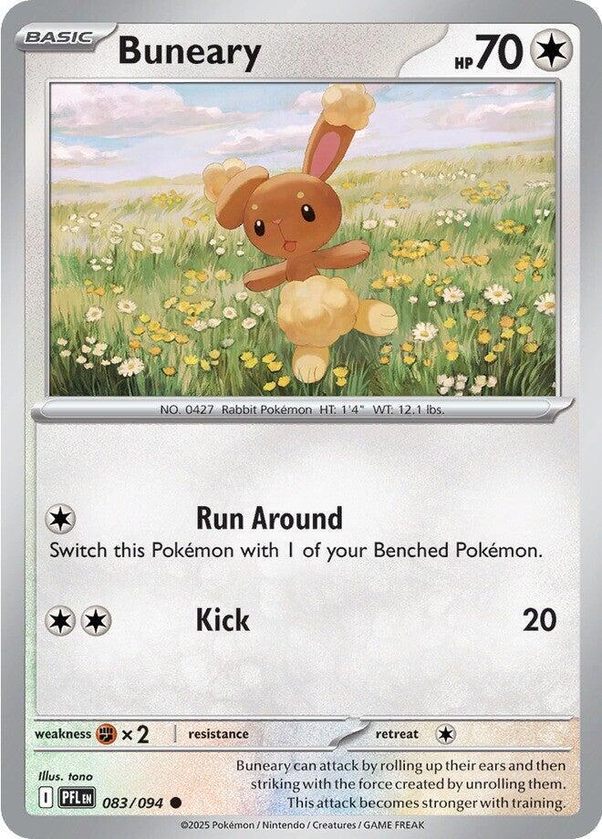 Buneary 083/094 card from ME02: Phantasmal Flames