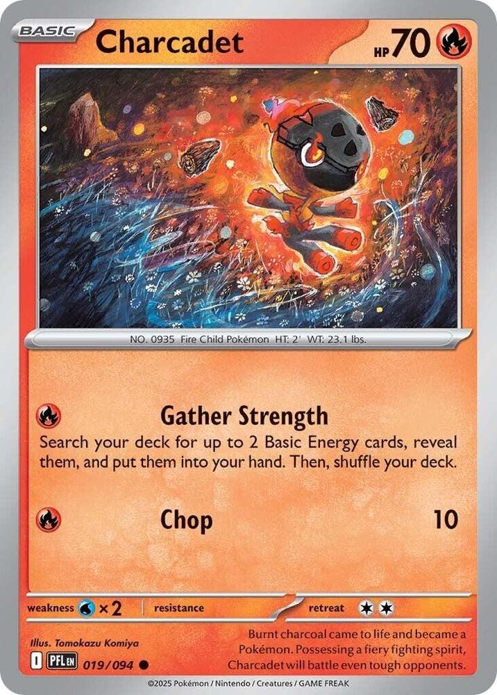 Charcadet 019/094 card from ME02: Phantasmal Flames