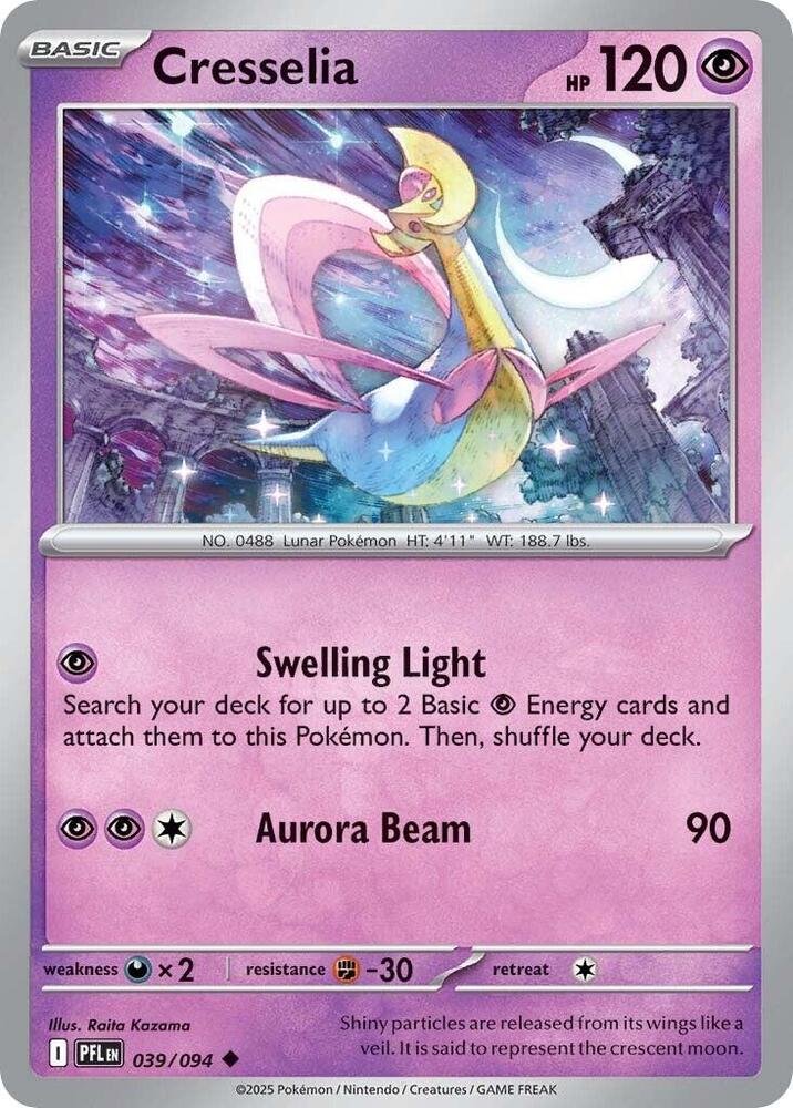 Cresselia 039/094 card from ME02: Phantasmal Flames