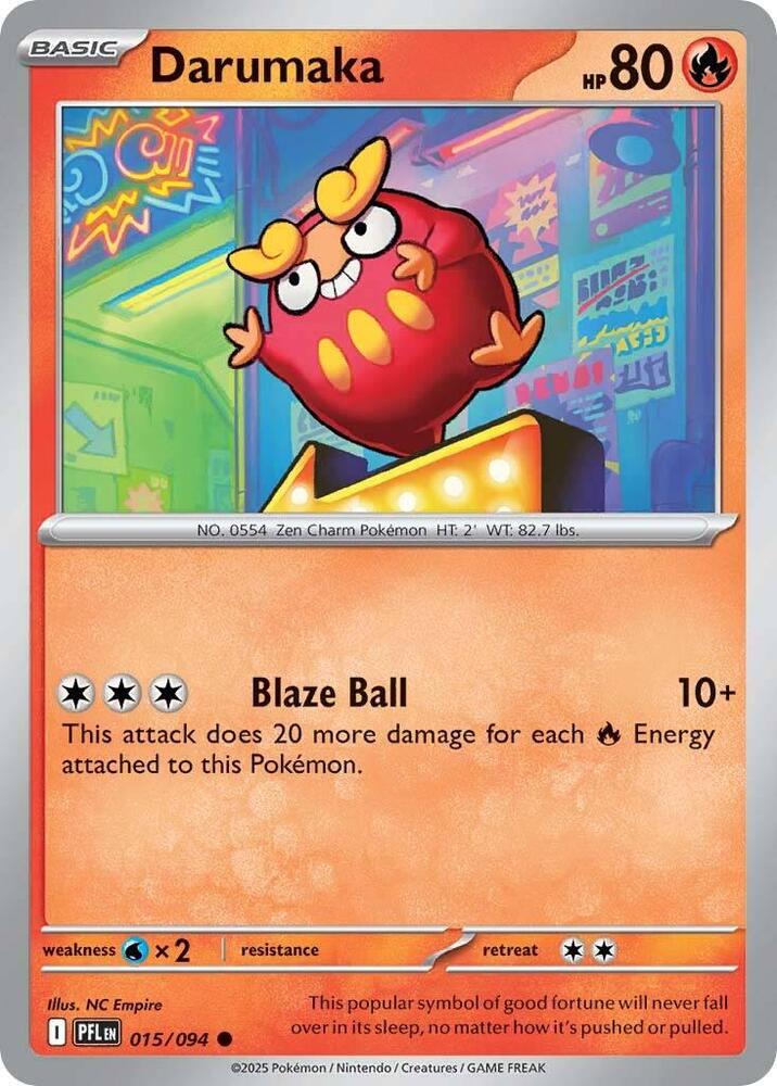 Darumaka 015/094 card from ME02: Phantasmal Flames