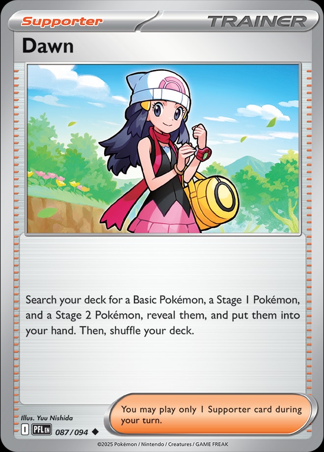 Dawn 087/094 card from ME02: Phantasmal Flames