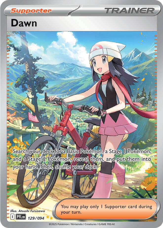 Dawn 129/094 card from ME02: Phantasmal Flames