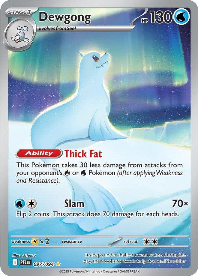 Dewgong 097/094 card from ME02: Phantasmal Flames