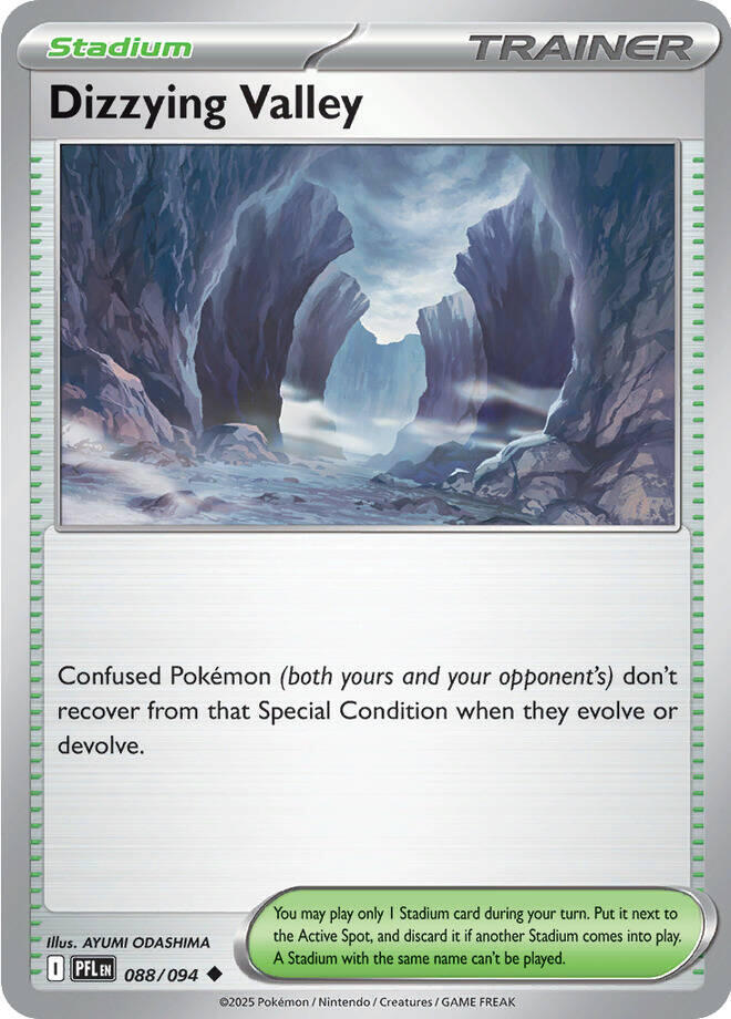 Dizzying Valley 088/094 card from ME02: Phantasmal Flames