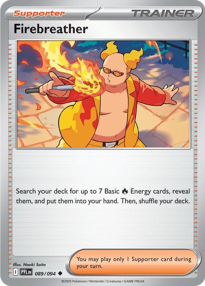 Firebreather 089/094 card from ME02: Phantasmal Flames