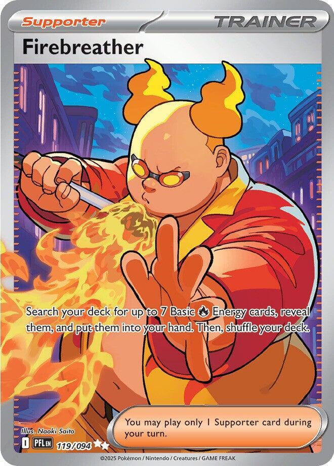 Firebreather 119/094 card from ME02: Phantasmal Flames