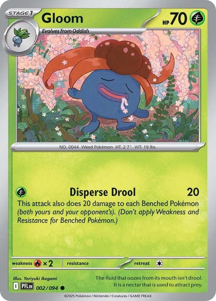 Gloom 002/094 card from ME02: Phantasmal Flames
