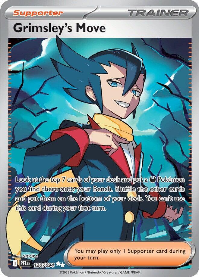 Grimsley's Move 120/094 card from ME02: Phantasmal Flames
