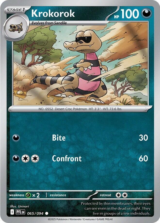 Krokorok 065/094 card from ME02: Phantasmal Flames