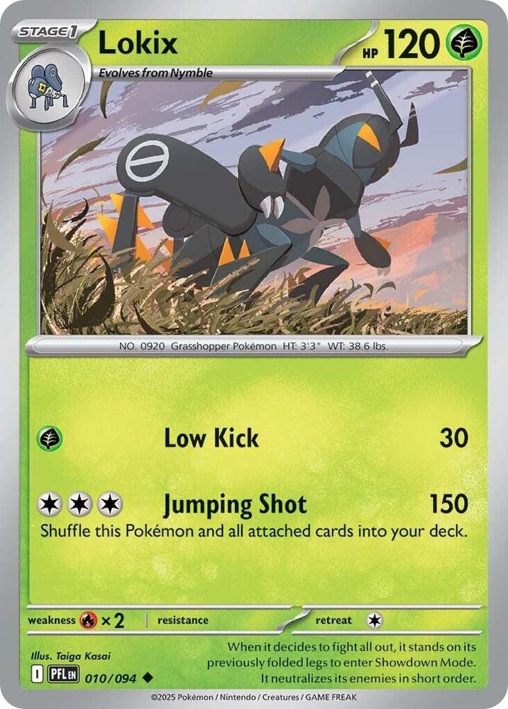 Lokix 010/094 card from ME02: Phantasmal Flames