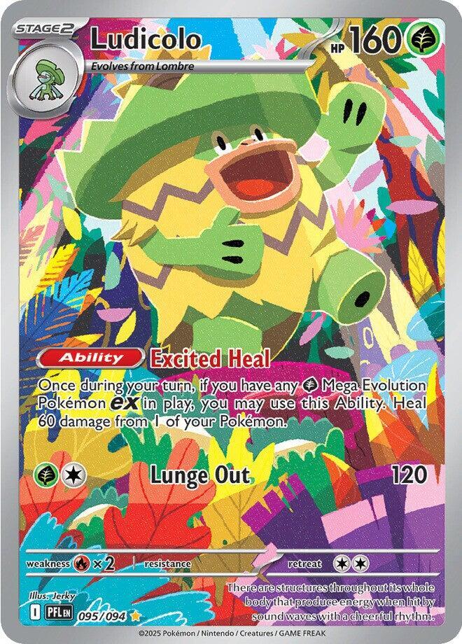 Ludicolo 095/094 card from ME02: Phantasmal Flames