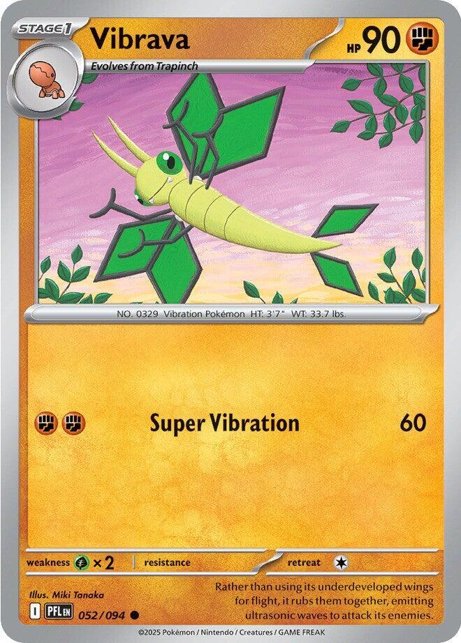 Vibrava 052/094 card from ME02: Phantasmal Flames