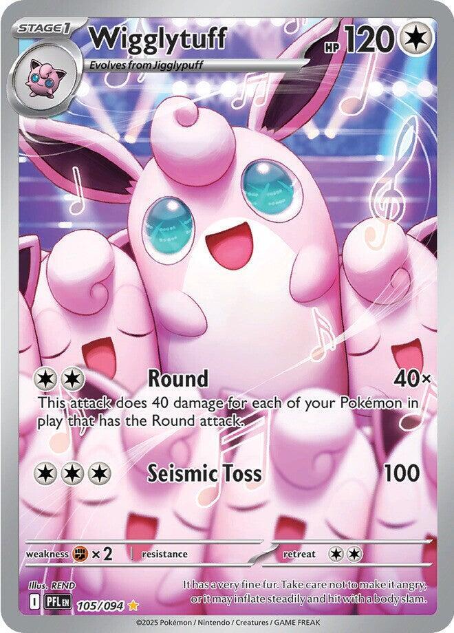 Wigglytuff 105/094 card from ME02: Phantasmal Flames