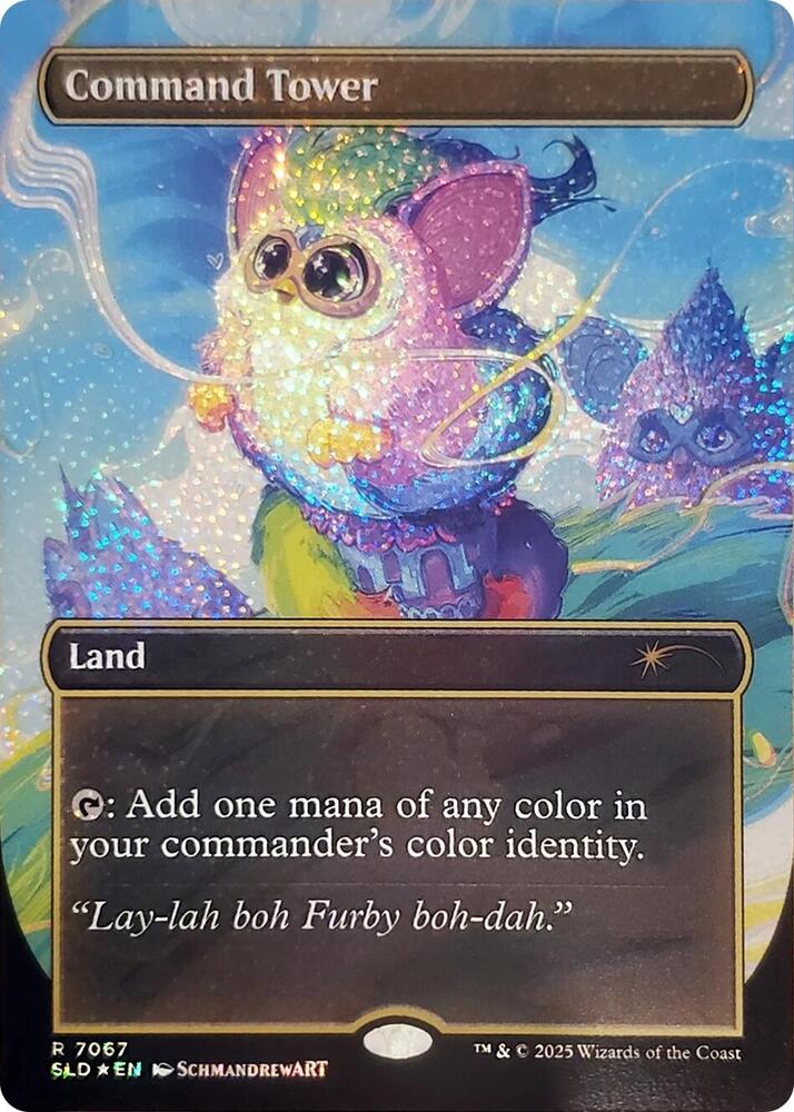 Command Tower (Confetti Foil) 7067 card from Secret Lair Drop Series