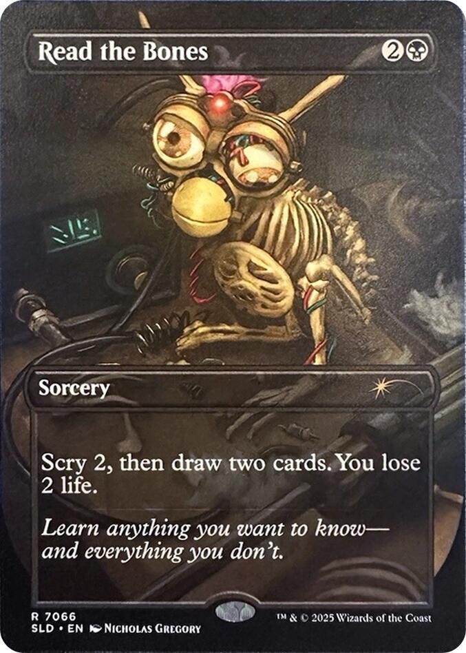 Read the Bones 7066 card from Secret Lair Drop Series