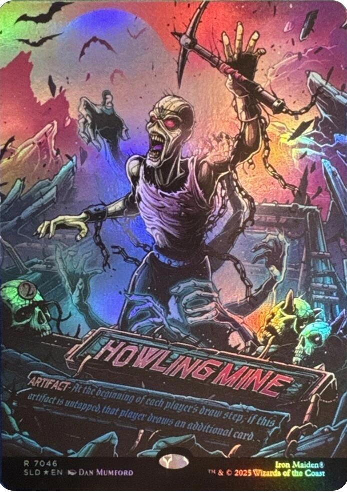Howling Mine (Rainbow Foil) 7046 card from Secret Lair Drop Series