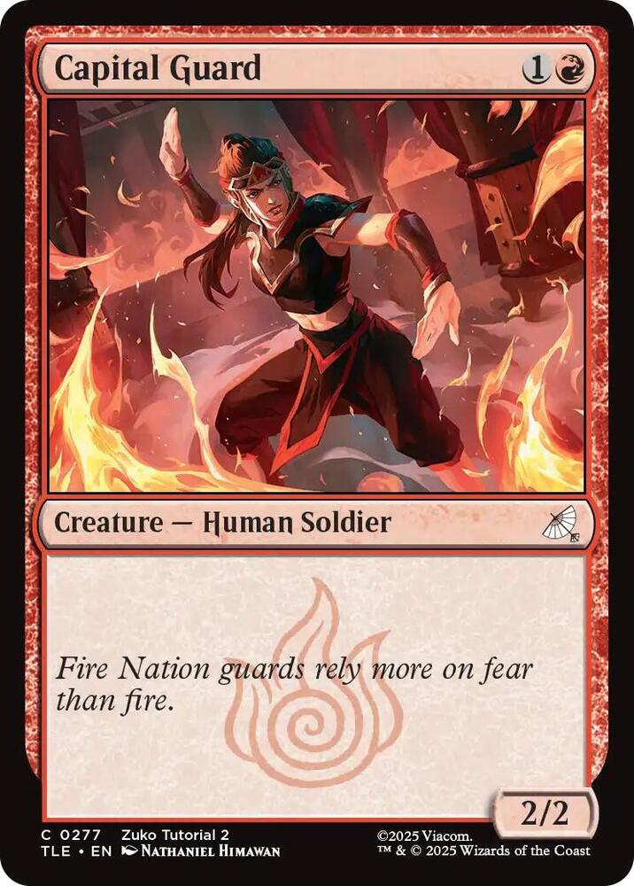 Capital Guard 277 card from Avatar: The Last Airbender: Eternal-Legal
