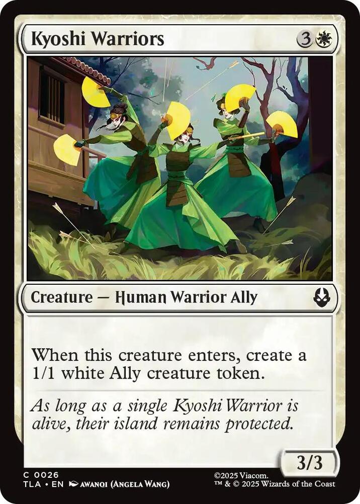Kyoshi Warriors 26 card from Avatar: The Last Airbender