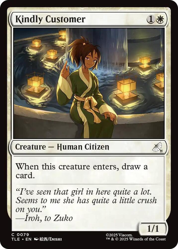 Kindly Customer 79 card from Avatar: The Last Airbender: Eternal-Legal